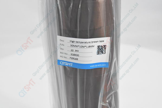 Faixa marrom de alta temperatura de 30 mm x 10 mm x 1,8 mm